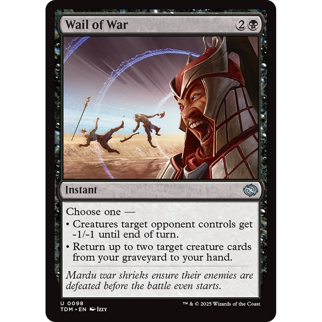 Wail of War (TDM-098) - Tarkir: Dragonstorm