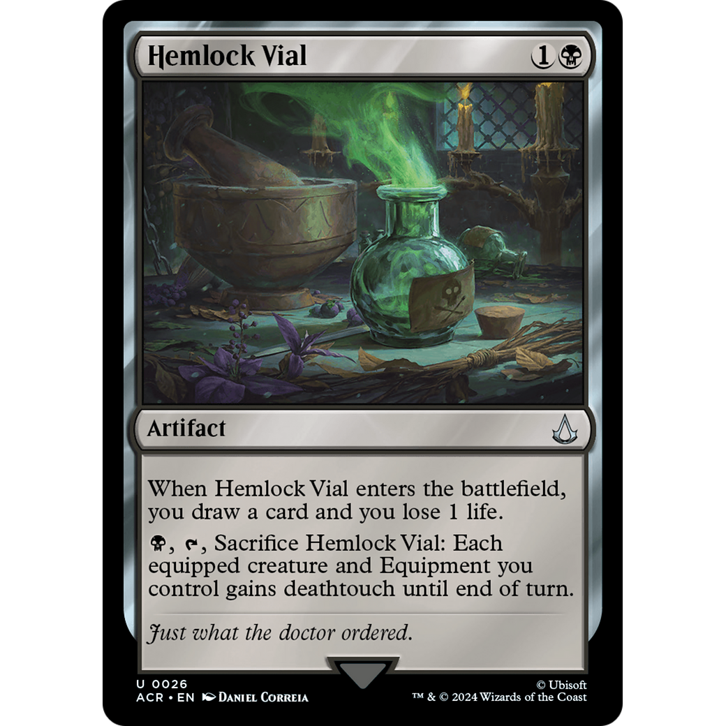 Hemlock Vial (ACR-026) - Assassin's Creed Foil