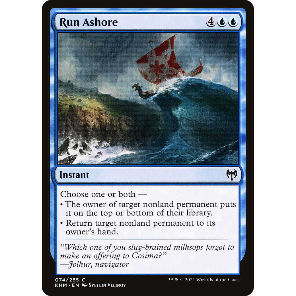 Run Ashore (KHM-074) - Kaldheim