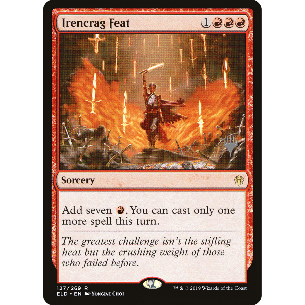 Irencrag Feat (PPELD-127) - Throne of Eldraine Promos Foil