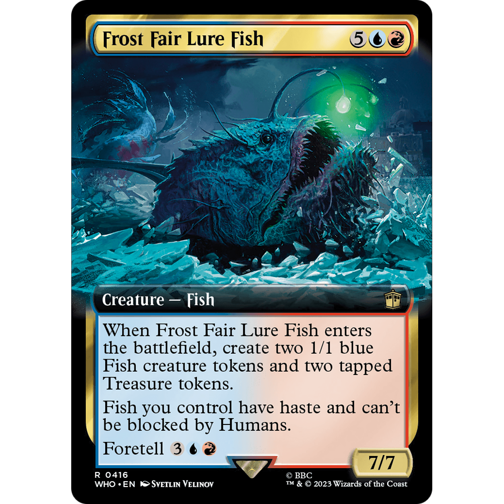 Frost Fair Lure Fish (Extended Art) (WHO-416) - Doctor Who: (Extended Art) Foil