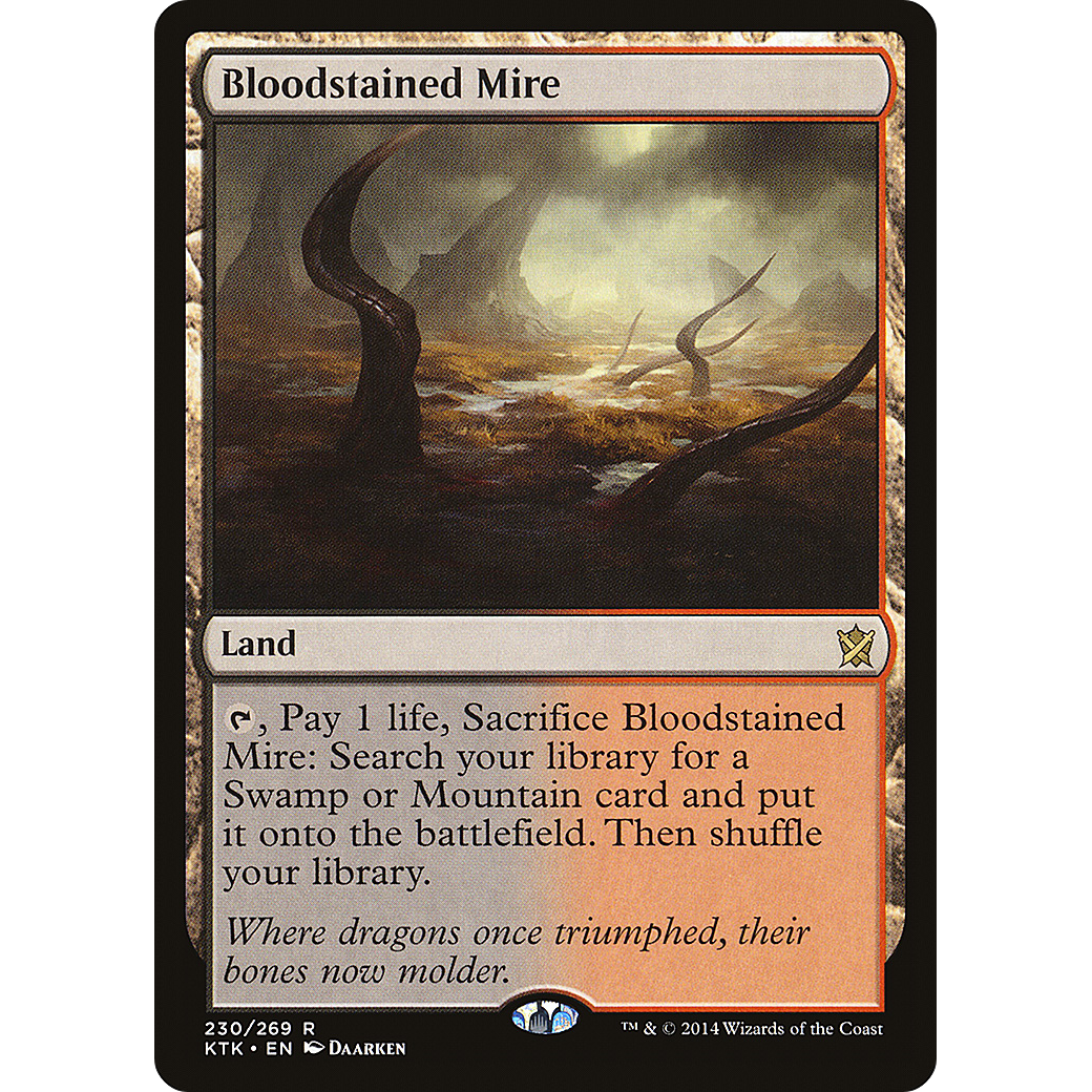 Bloodstained Mire (KTK-230) - Khans of Tarkir