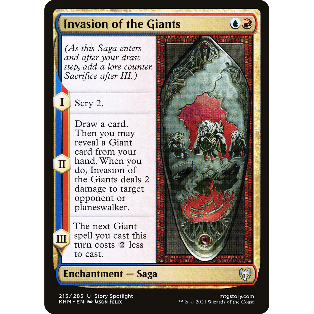 Invasion of the Giants (KHM-215) - Kaldheim Foil