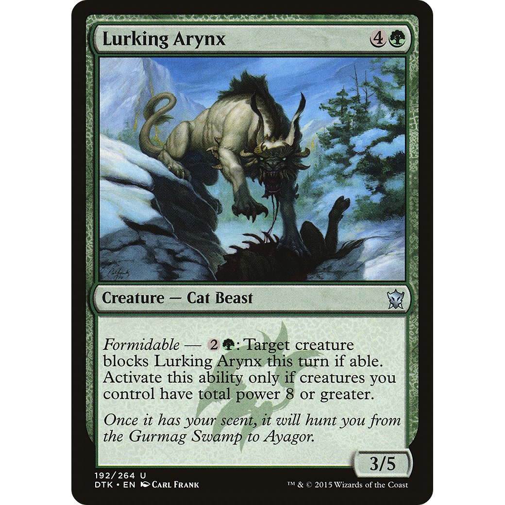 Lurking Arynx (DTK-192) - Dragons of Tarkir Foil
