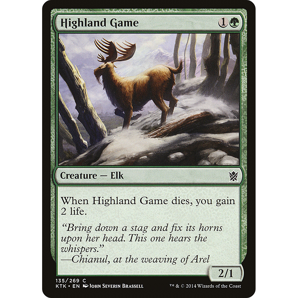 Highland Game (KTK-135) - Khans of Tarkir