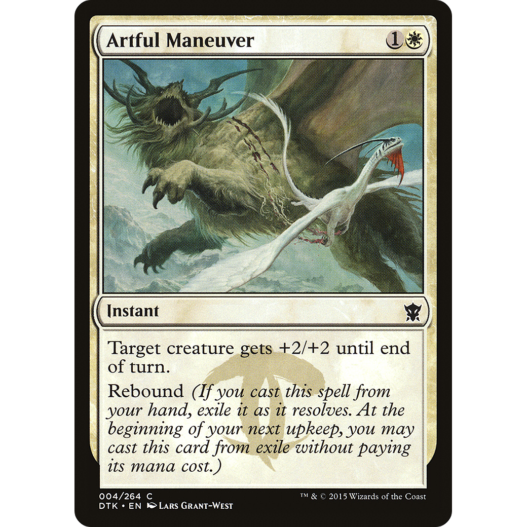 Artful Maneuver (DTK-004) - Dragons of Tarkir