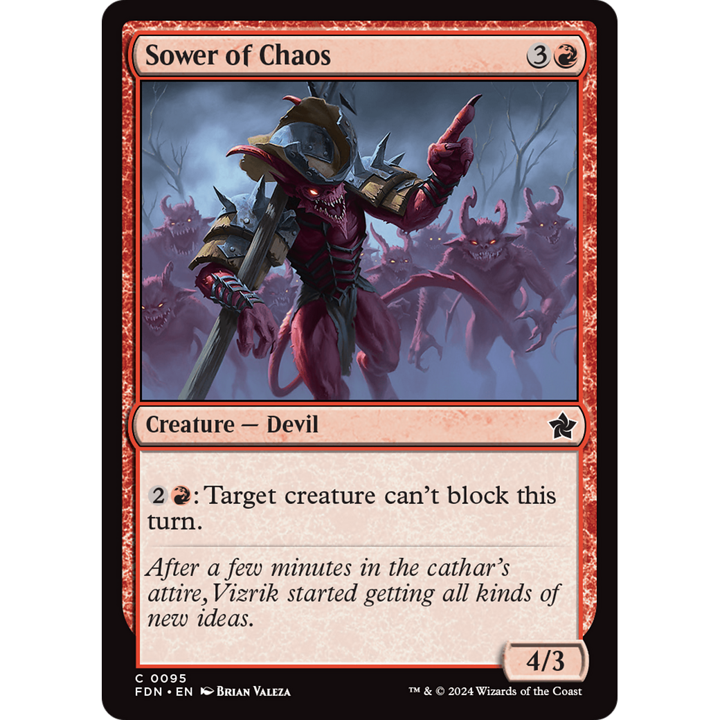 Sower of Chaos (FDN-095) - Foundations