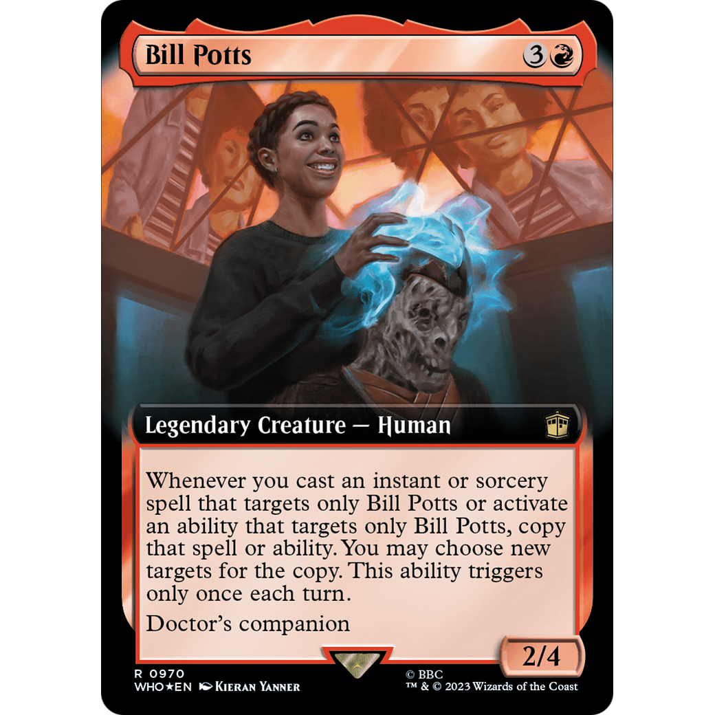 Bill Potts (Extended Art) (Surge Foil) (WHO-970) - Doctor Who: (Extended Art) Foil