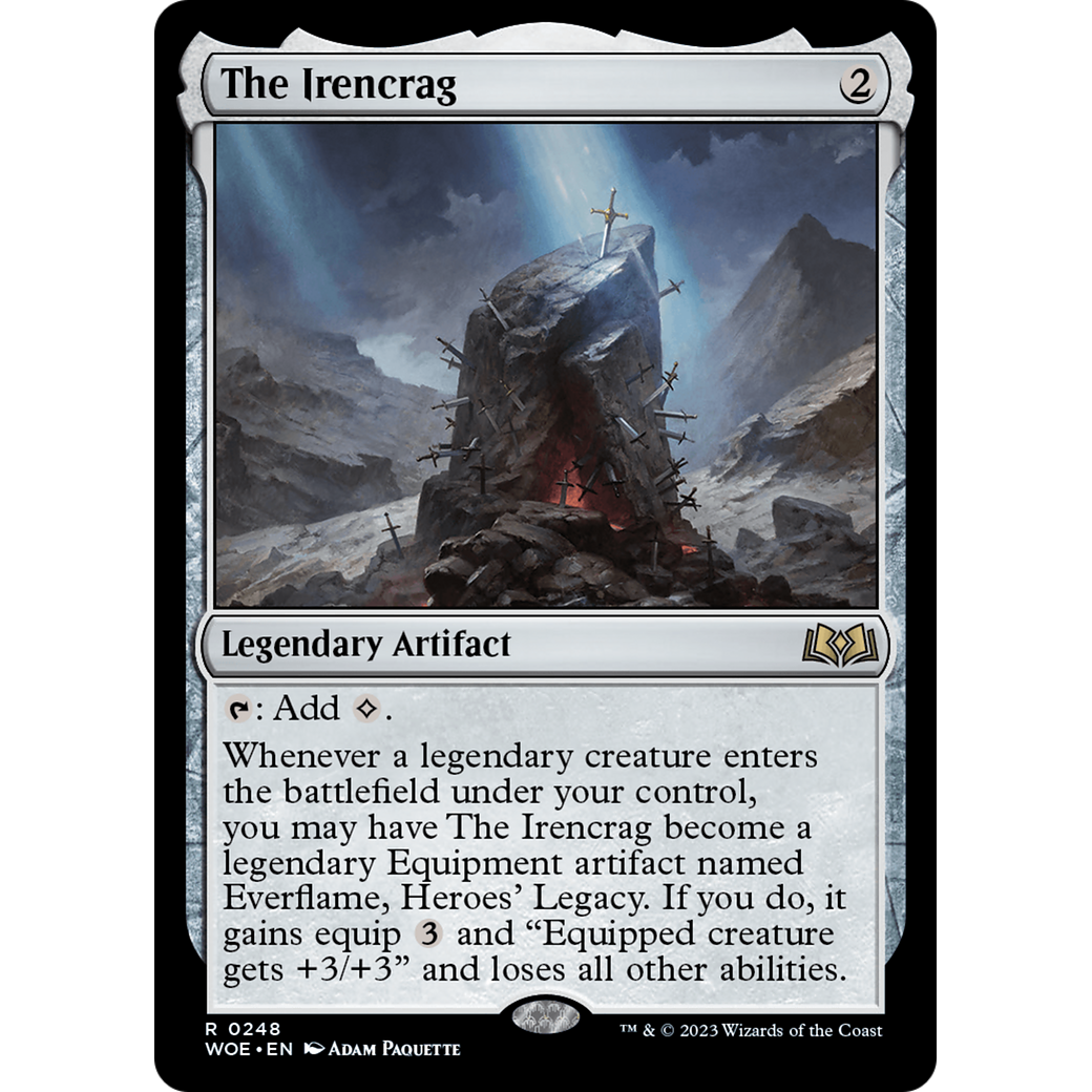 The Irencrag (WOE-248) - Wilds of Eldraine Foil