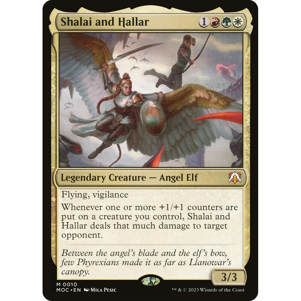 Shalai and Hallar (MOC-010) - March of the Machine Commander Foil