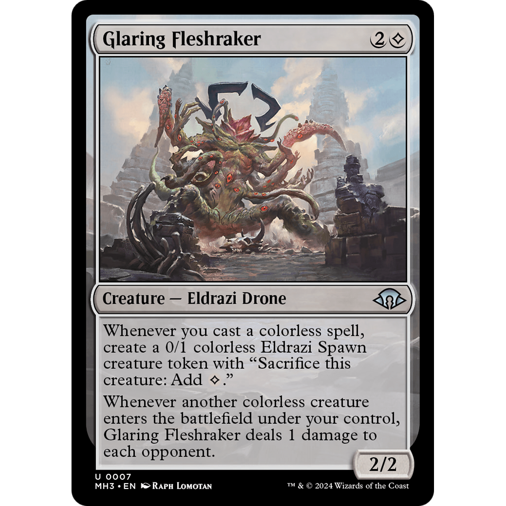 Glaring Fleshraker (MH3-007) - Modern Horizons 3