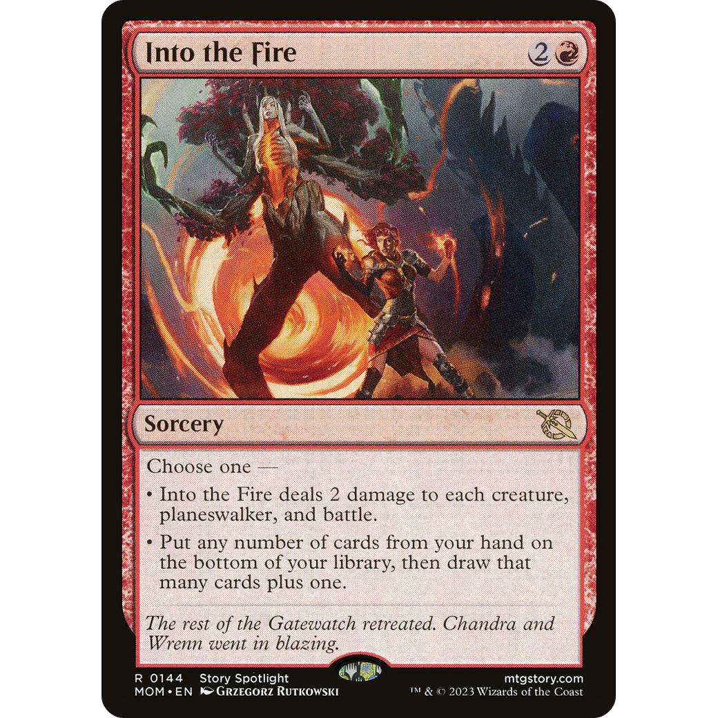 Into the Fire (MOM-144) - March of the Machine Foil