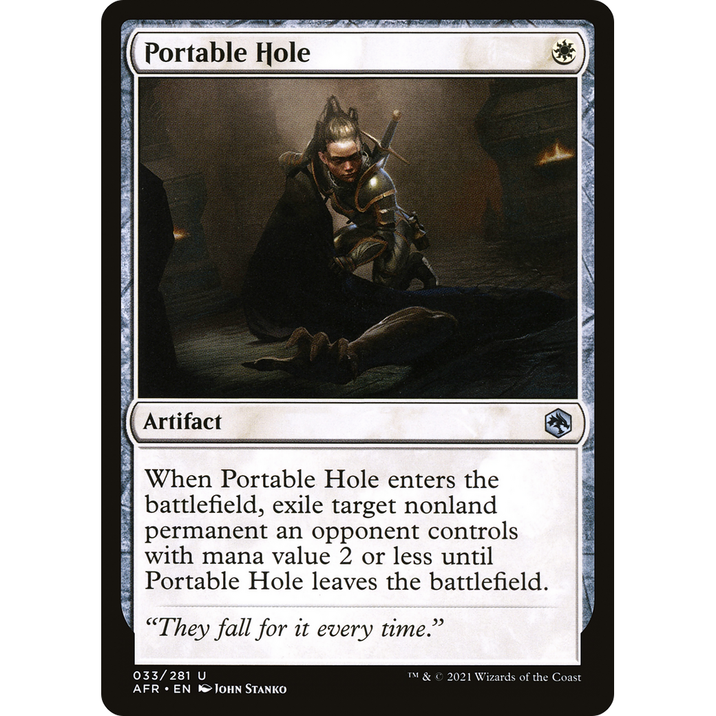 Portable Hole (AFR-033) - Adventures in the Forgotten Realms Foil