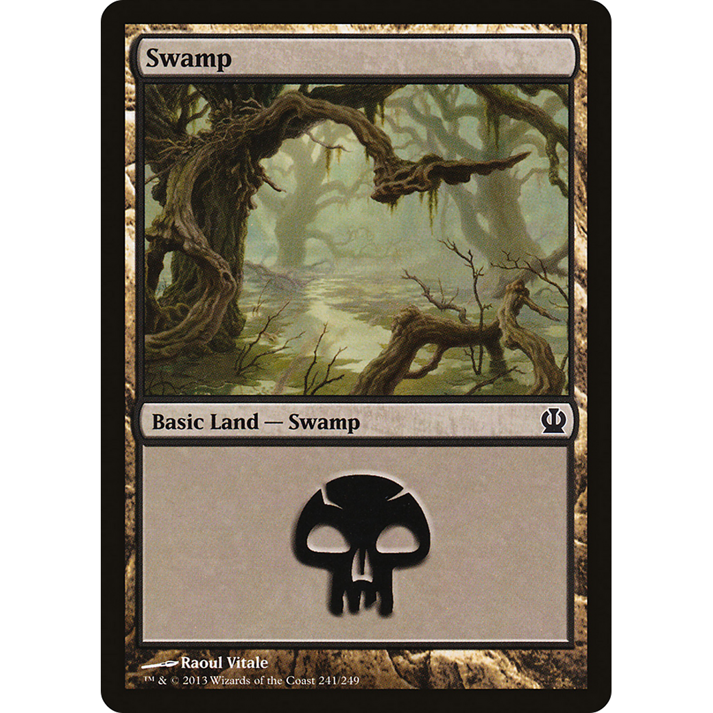 Swamp (241) (THS-241) - Theros Foil