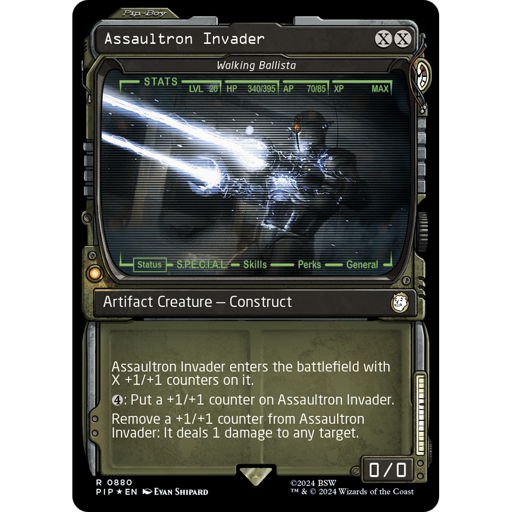 Walking Ballista (PIP-880) - Fallout / Assaultron Invader: (Showcase) Foil