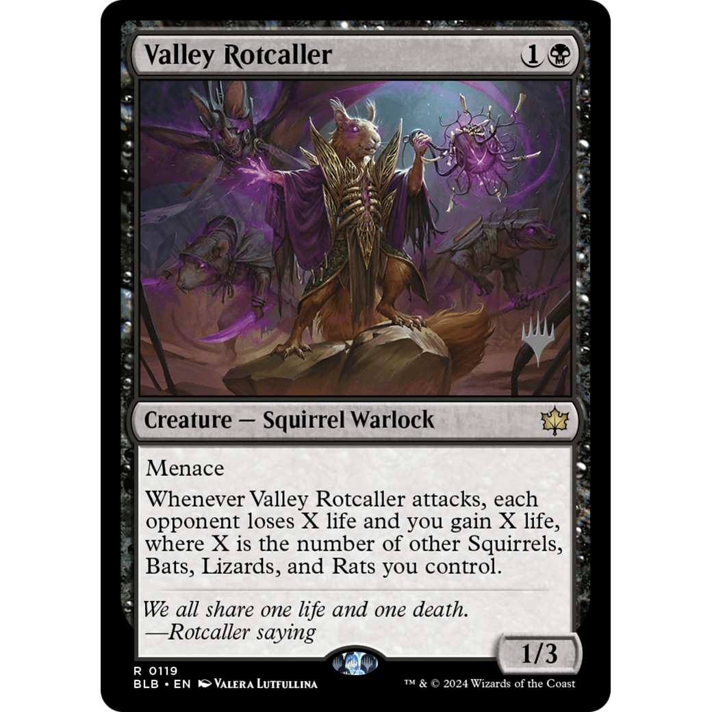 Valley Rotcaller (PPBLB-119P) - Bloomburrow Promos