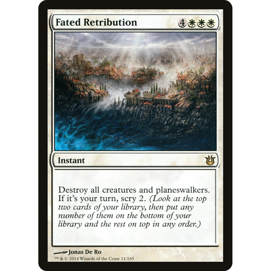 Fated Retribution (BNG-011) - Born of the Gods Foil