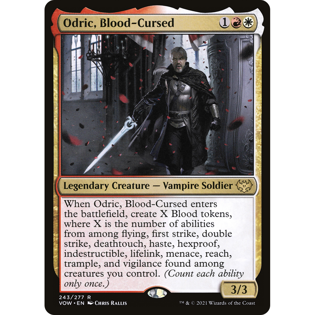 Odric, Blood-Cursed (VOW-243) - Innistrad: Crimson Vow