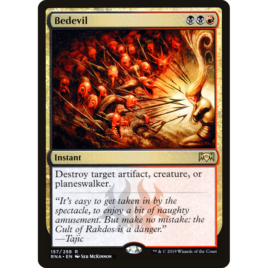 Bedevil (RNA-157) - Ravnica Allegiance