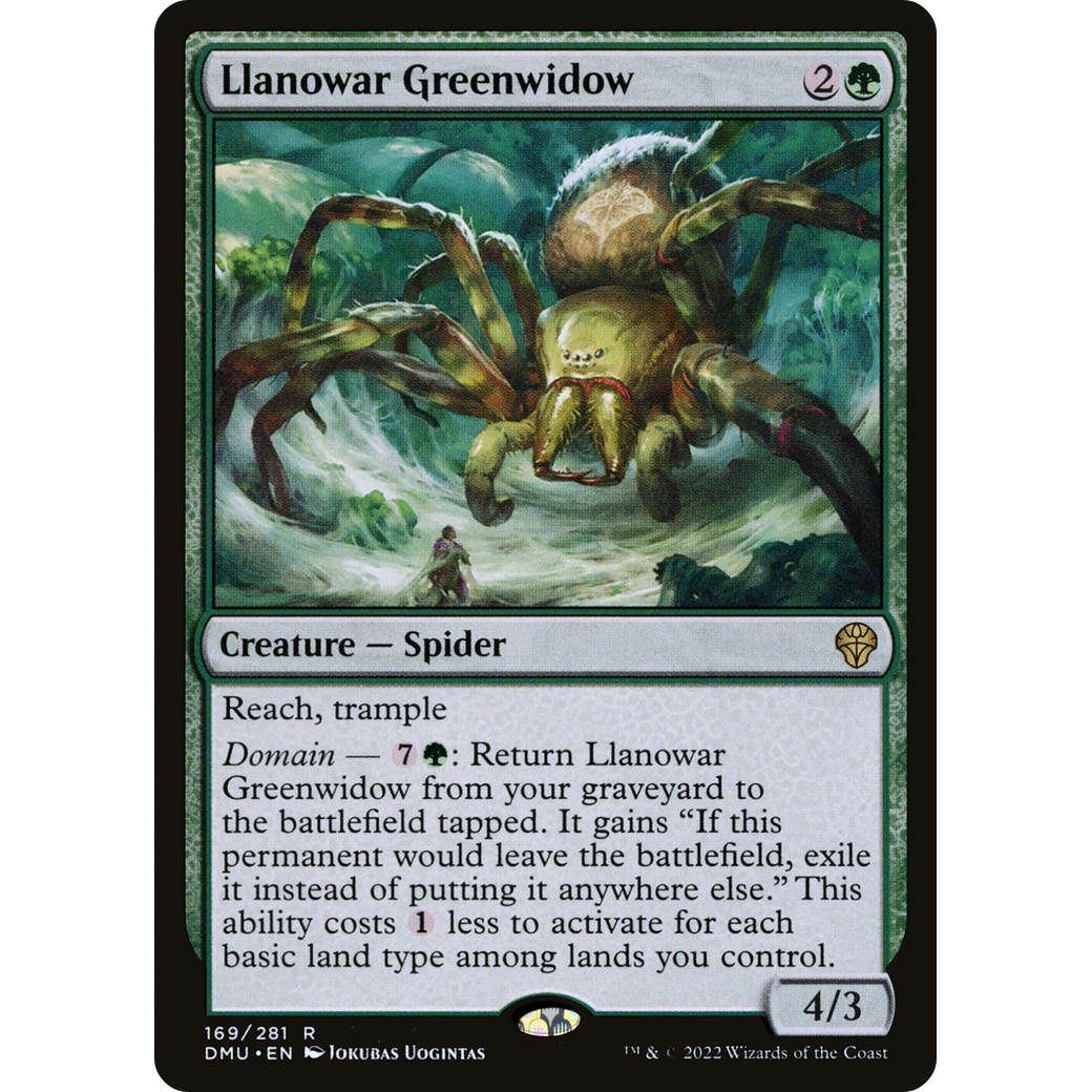 Llanowar Greenwidow (DMU-169) - Dominaria United