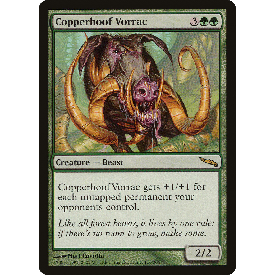 Copperhoof Vorrac (MRD-116) - Mirrodin Foil