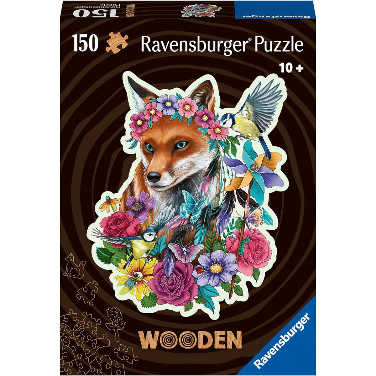 Colorful Fox 150pc Wooden Puzzle