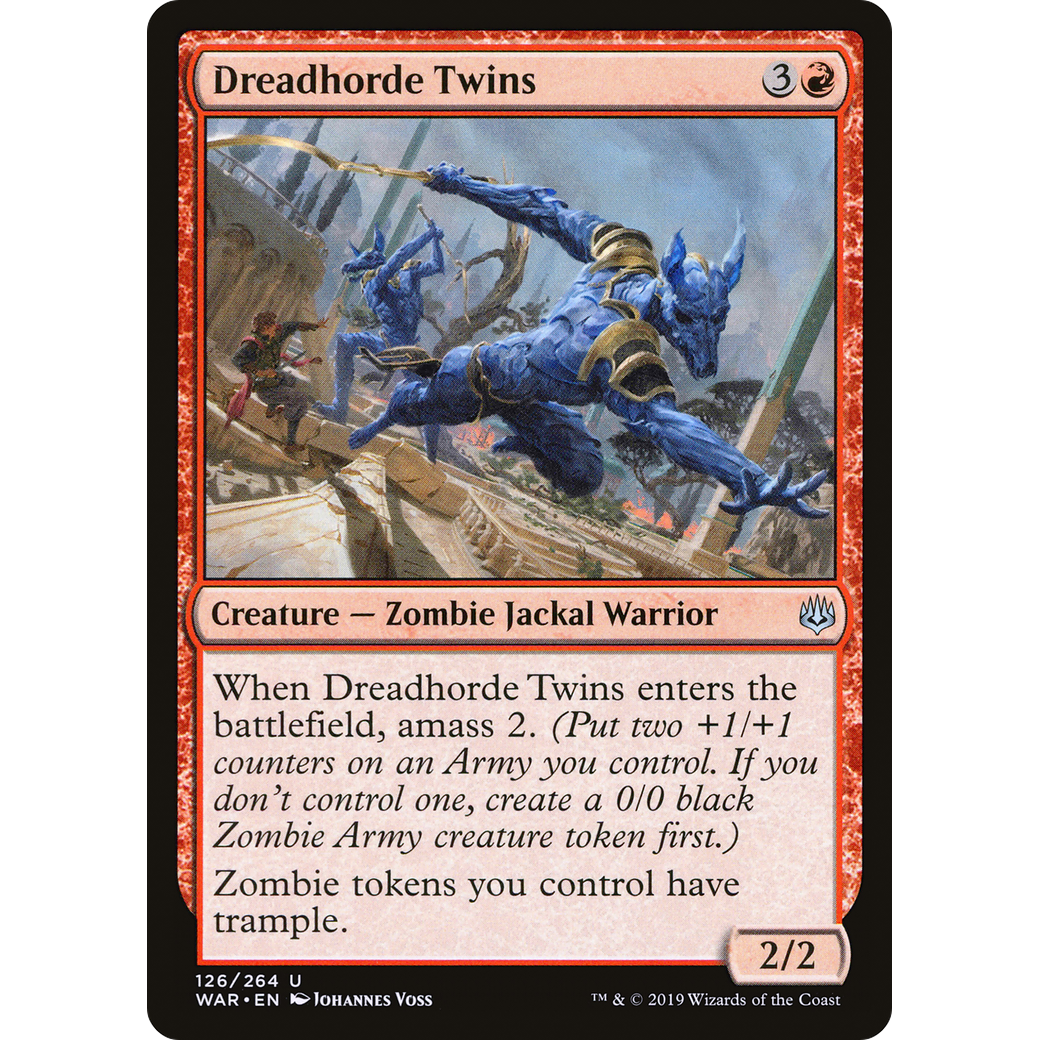 Dreadhorde Twins (WAR-126) - War of the Spark Foil