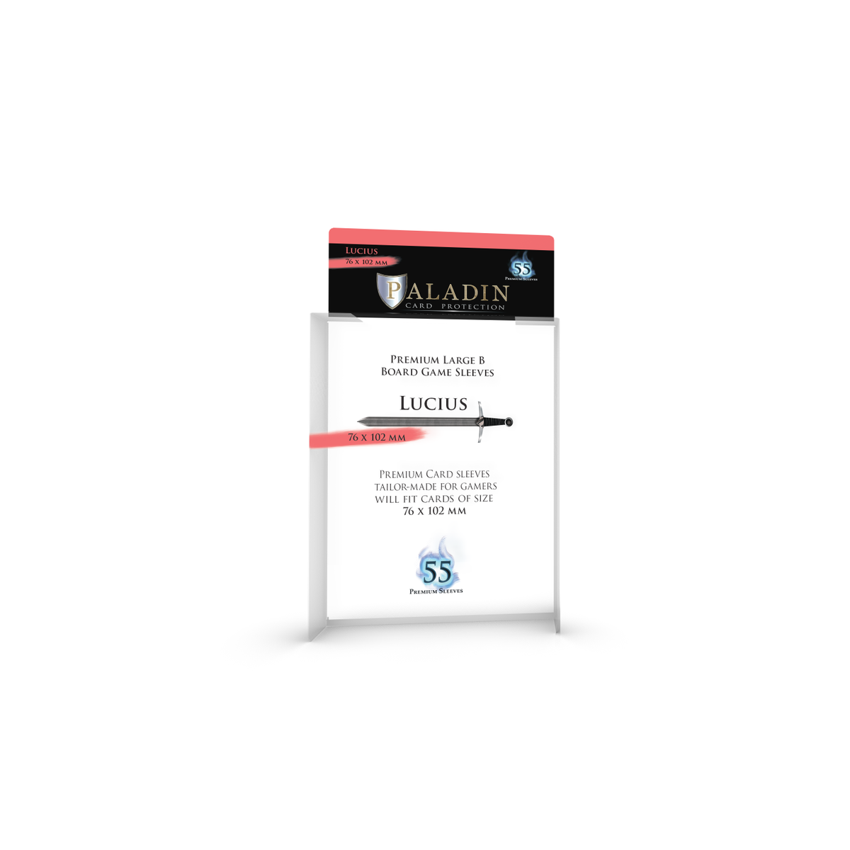 Paladin Card Protectors - Clear Gloss Large Sizes: Beorn – 68×120mm