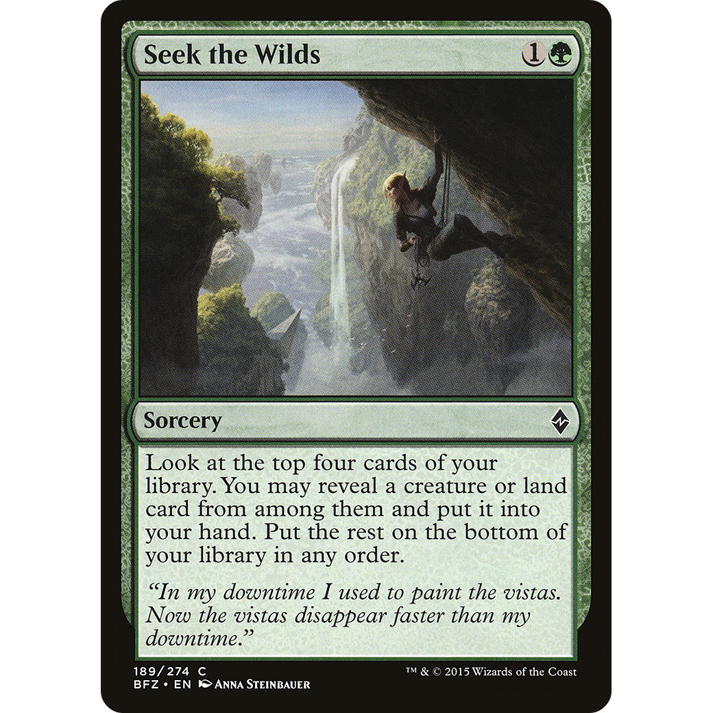 Seek the Wilds (BFZ-189) - Battle for Zendikar