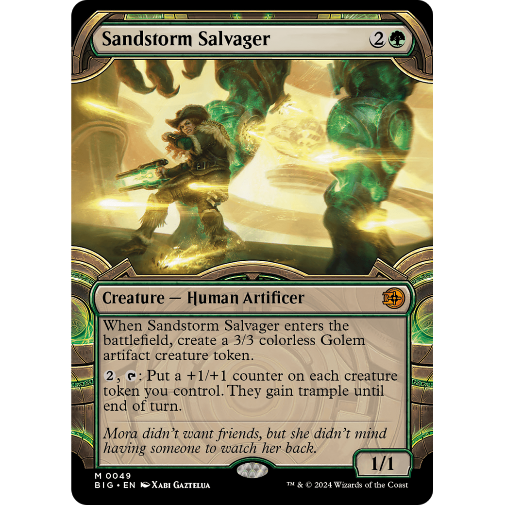 Sandstorm Salvager (Showcase) (BIG-049) - The Big Score: (Showcase)