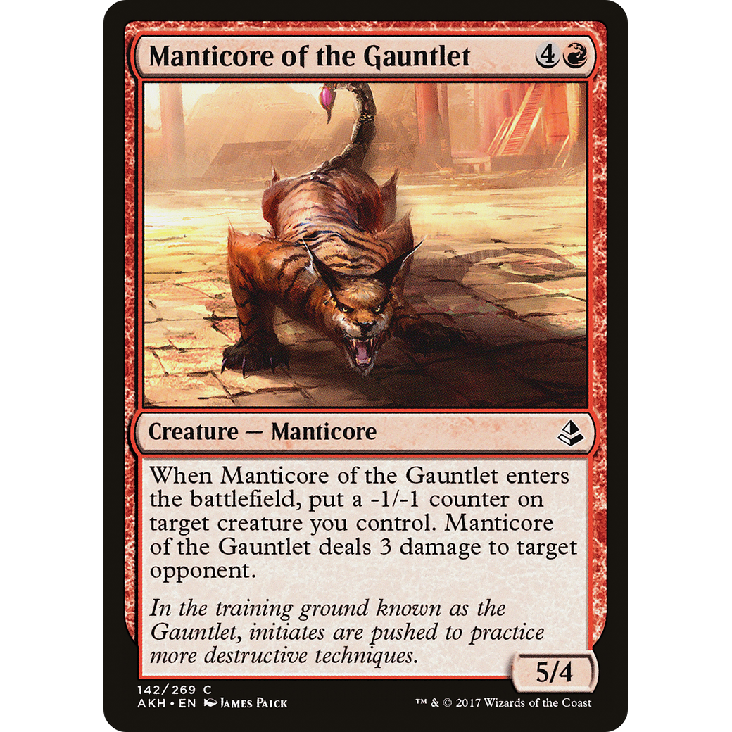 Manticore of the Gauntlet (AKH-142) - Amonkhet