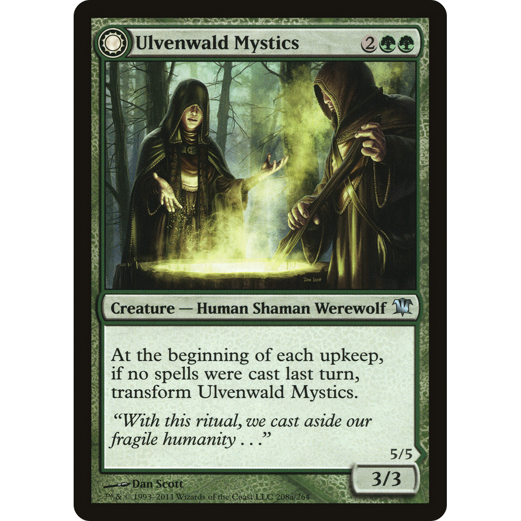 Ulvenwald Mystics (ISD-208) - Innistrad: (Double Faced Transform) Foil