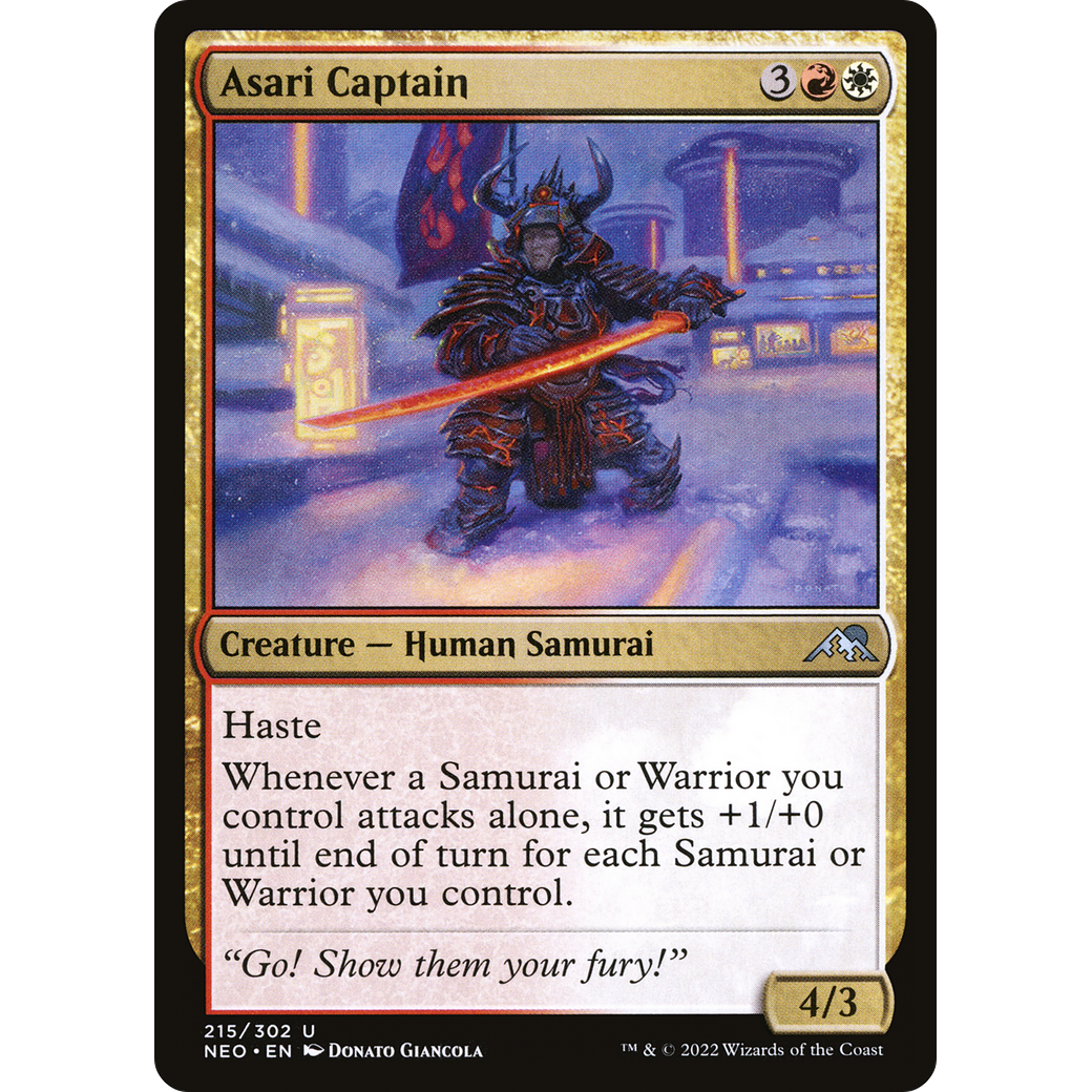 Asari Captain (NEO-215) - Kamigawa: Neon Dynasty Foil