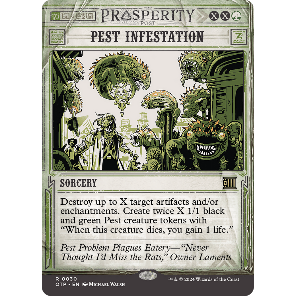 Pest Infestation (OTP-030) - Breaking News: (Showcase) (Borderless)