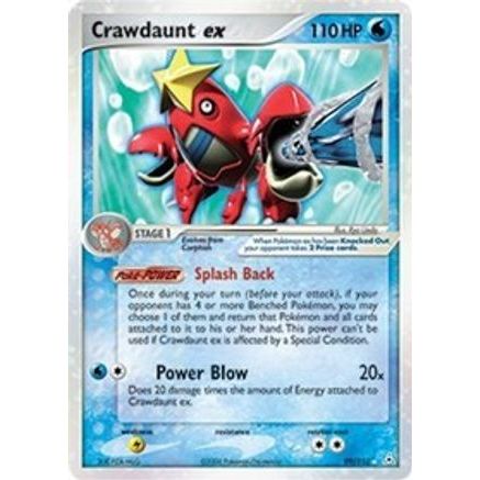 Crawdaunt ex 99/110 - Holon Phantoms Holofoil