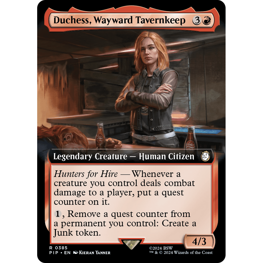 Duchess, Wayward Tavernkeep (PIP-385) - Fallout: (Extended Art) Foil