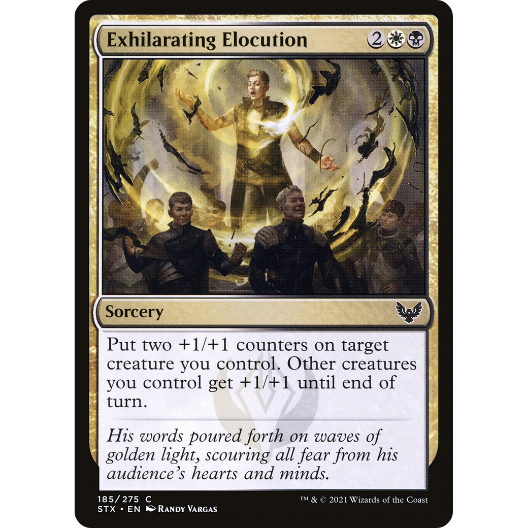 Exhilarating Elocution (STX-185) - Strixhaven: School of Mages Foil