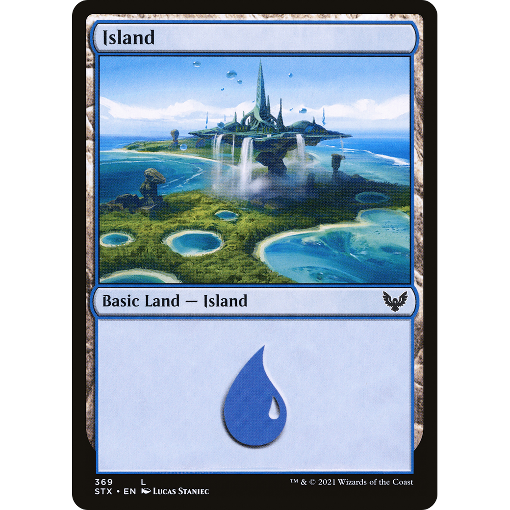 Island (369) (STX-369) - Strixhaven: School of Mages Foil