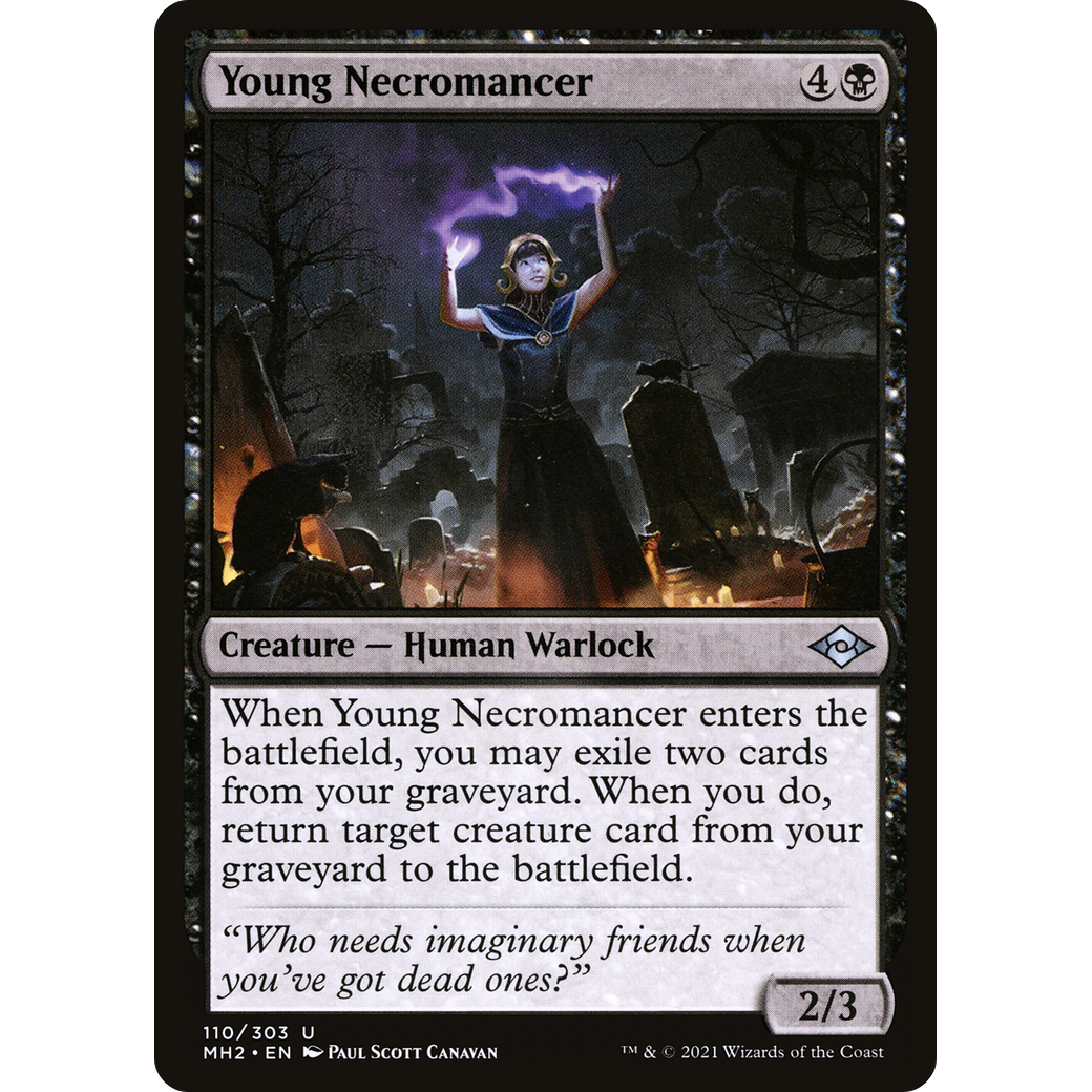 Young Necromancer (MH2-110) - Modern Horizons 2 Foil