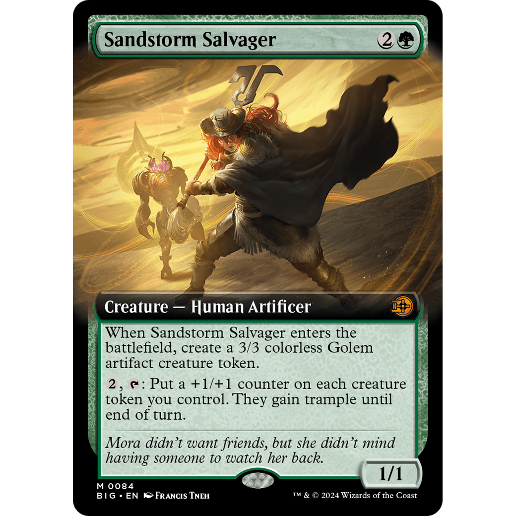 Sandstorm Salvager (Extended Art) (BIG-084) - The Big Score: (Extended Art)