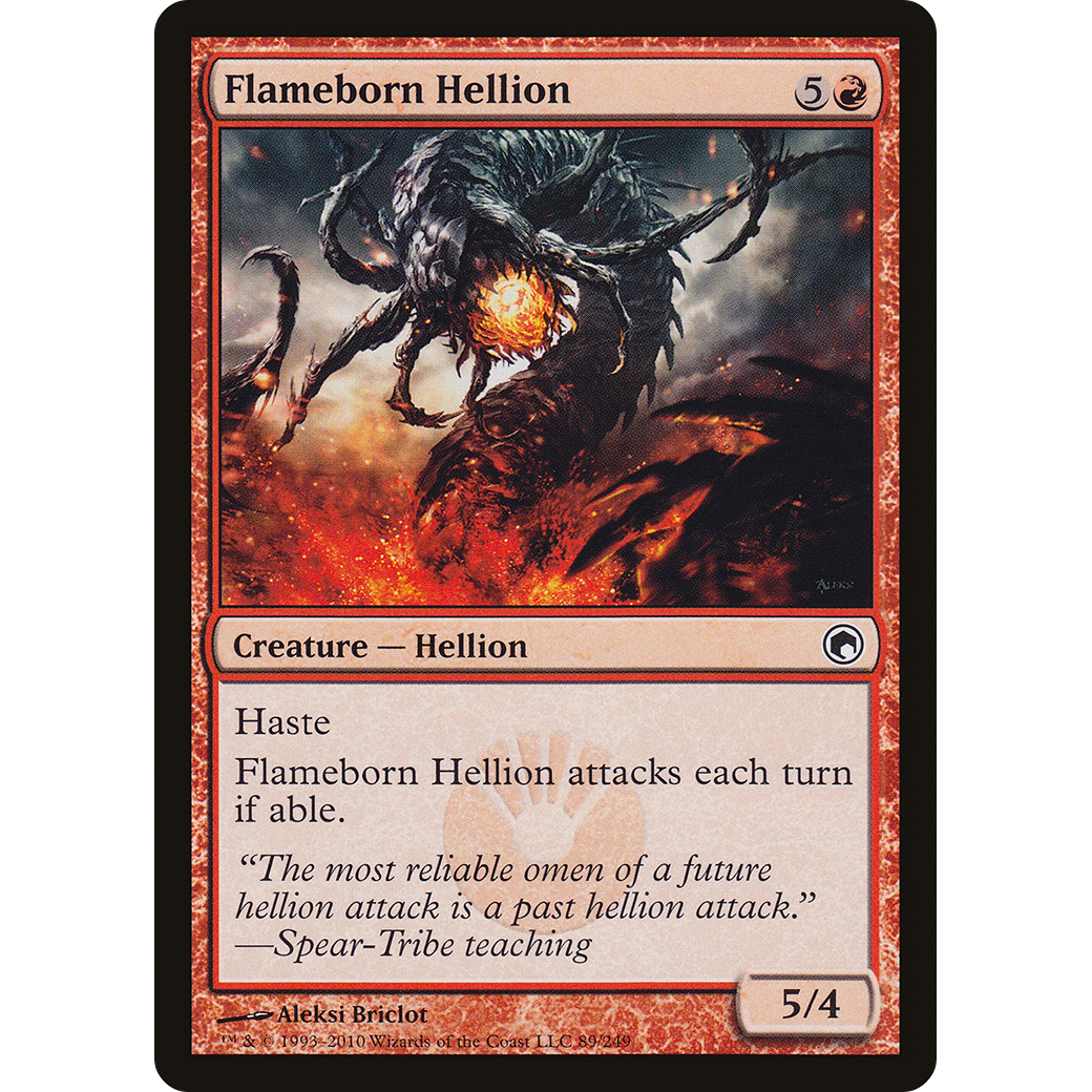 Flameborn Hellion (SOM-089) - Scars of Mirrodin Foil