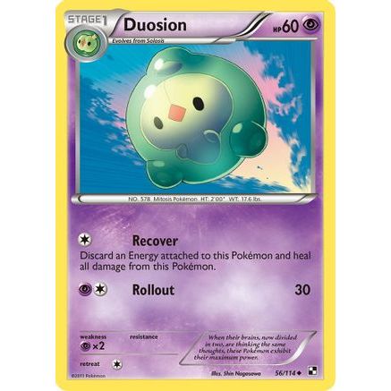 Duosion 56/114 - Black and White Reverse Holofoil