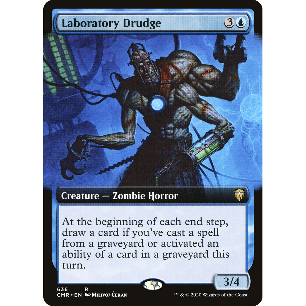 Laboratory Drudge (Extended Art) (CMR-636) - Commander Legends: (Extended Art) Foil