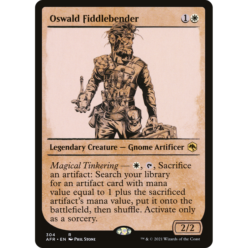 Oswald Fiddlebender (Showcase) (AFR-304) - Adventures in the Forgotten Realms: (Showcase) Foil