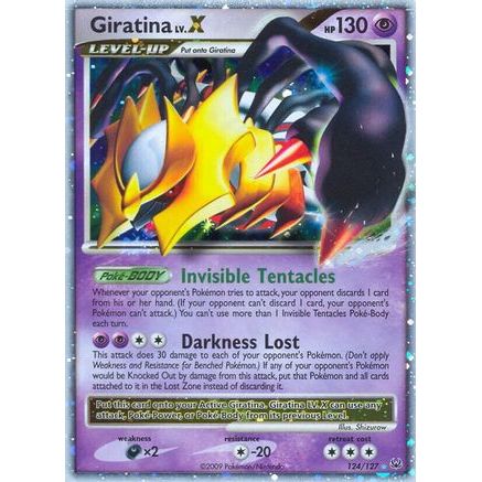 Giratina LV.X 124/127 - Platinum Holofoil