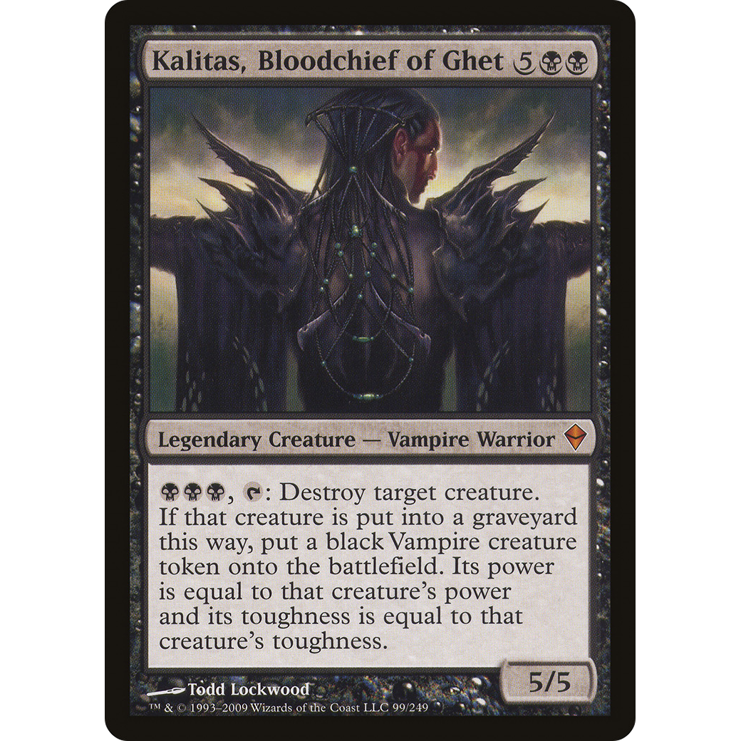 Kalitas, Bloodchief of Ghet (ZEN-099) - Zendikar
