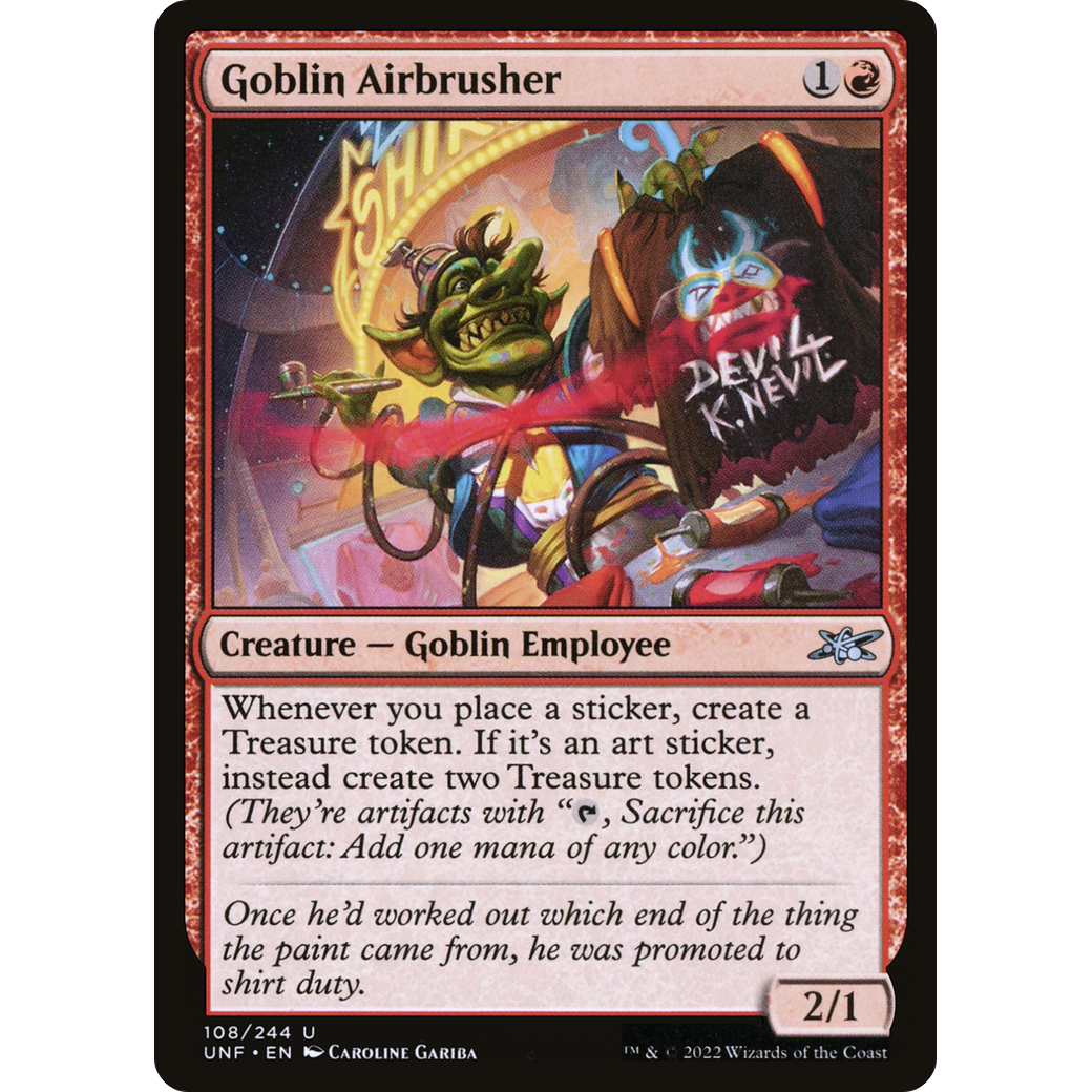 Goblin Airbrusher (UNF-108) - Unfinity