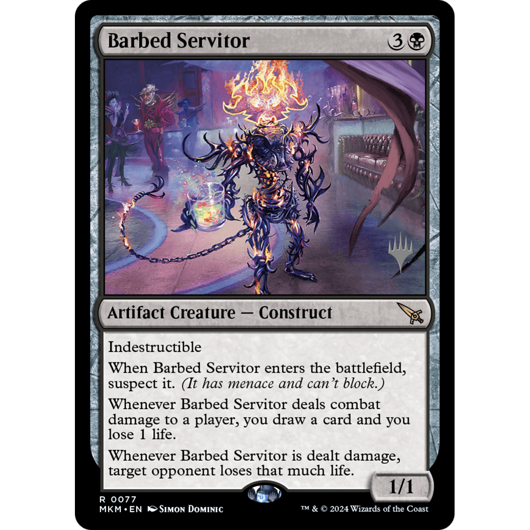 Barbed Servitor (PPMKM-77P) - Murders at Karlov Manor Promos