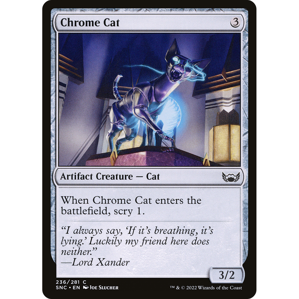 Chrome Cat (SNC-236) - Streets of New Capenna