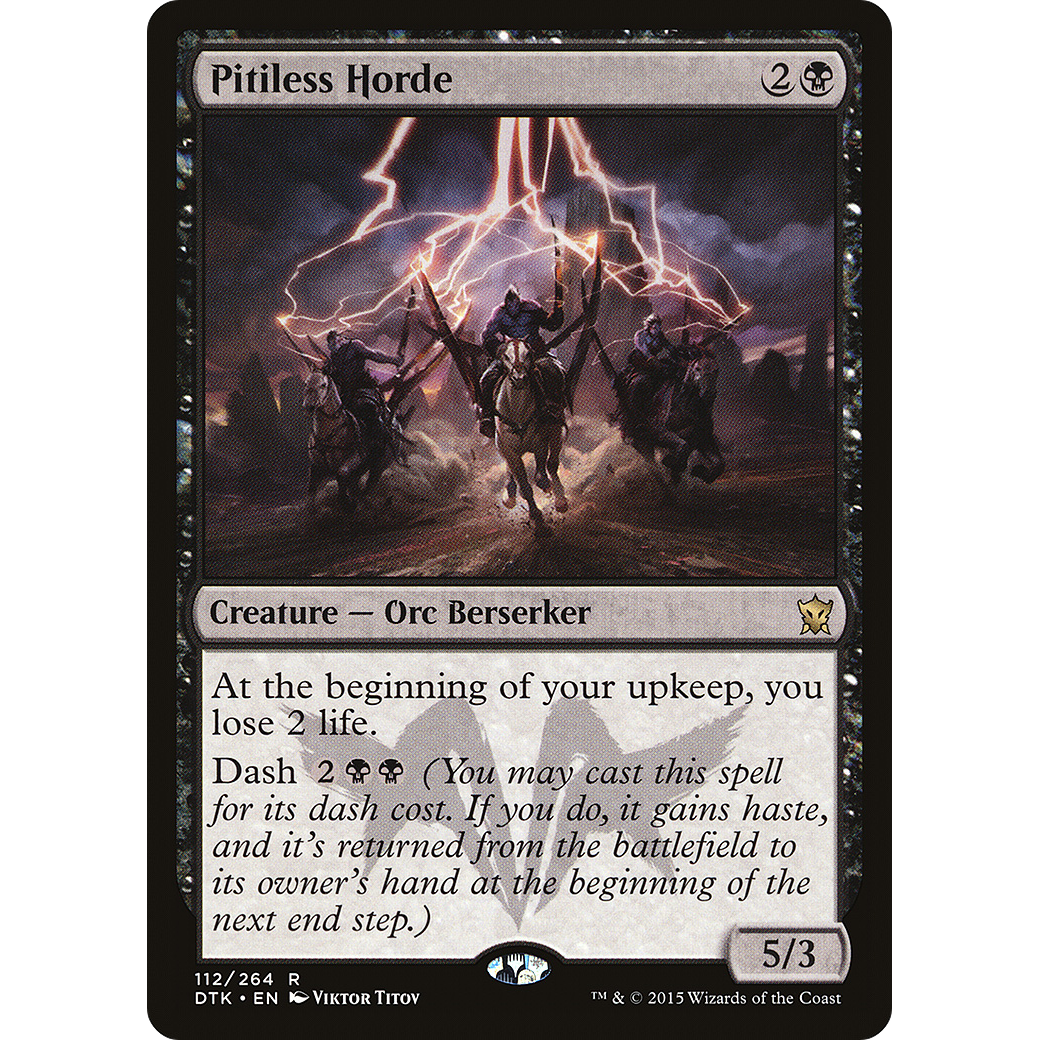 Pitiless Horde (DTK-112) - Dragons of Tarkir Foil